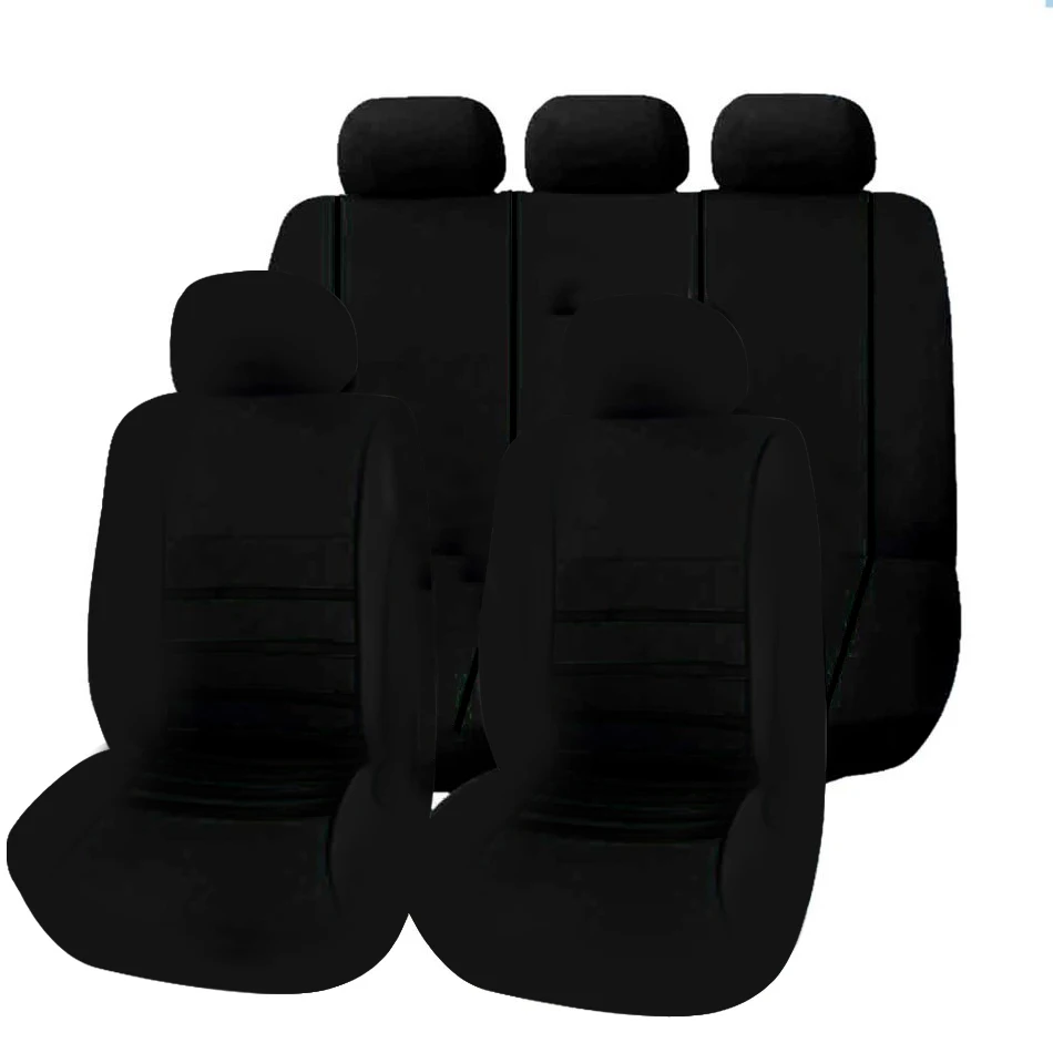 9PCS/Set Car Seat Cover For Auto Interior Decoration Universal Cushion With Line Beautiful Accessories | Автомобили и мотоциклы