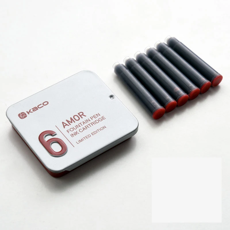 Картридж чернильный Kaco 4 цвета в металлическом футляре 12 шт.|pen ink cartridge|pen inkpen cartridge