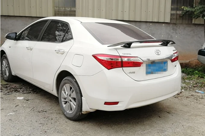 Спойлер для toyota corolla, задний багажник, крыло до, высококачественный АБС-пластик, спойлер, по цвету грунтовки
