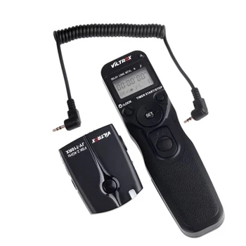 

VILTROX JY-710 2.4GHZ FSK Wireless Remote Shutter Controller Set Time Lapse Intervalometer Timer with C1 Cable for Canon 300D 40