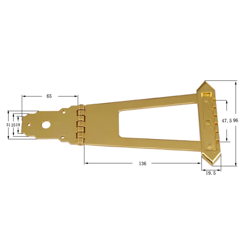 Luthier Bridge 6 String Tail Tool For Archtop Jazz Electric Guitar