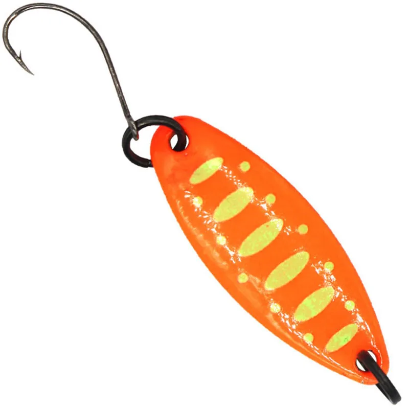 Best Weedless Leech Flutter Spoon Lure For Bass Trout Salmon Walleye