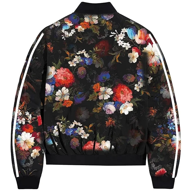 Promo ZOGAA Autumn Winter Women's Jackets Retro Floral Skull Printed Coat Female Long Sleeve Outwear Clot