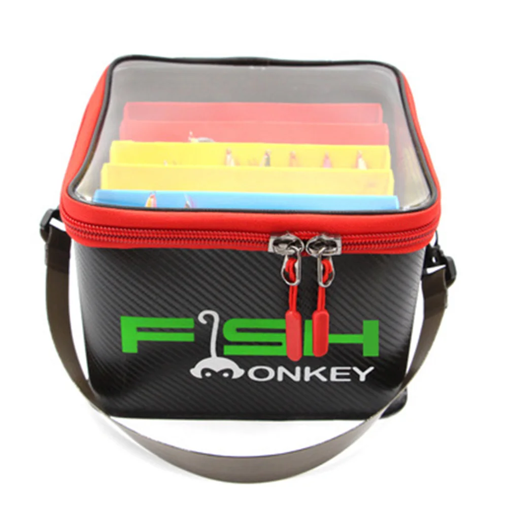 

Live Fishing Box Tackle Bucket EVA Water Pail Large Storage With strap