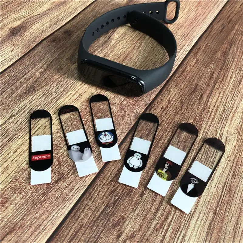 FIFATA 2 шт. Защитная пленка для экрана для Xiaomi mi Band 4 Мстители камуфляжная Гидрогелевая пленка для mi Band 4 браслет на запястье