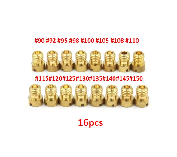 Основной комплект карбюратора для PWK PE Keihin OKO CVK 16 шт. (90 92 95 98 100 105 108 110 115 120 125 130) |