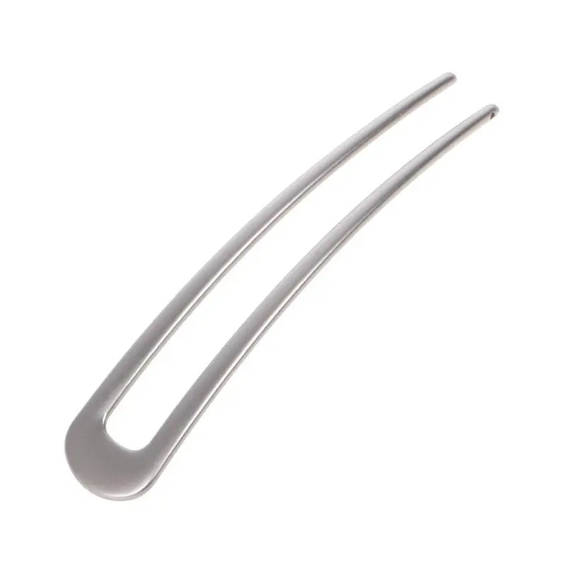 Japan Minimalist Alloy U Shape Hair Sticks For Women Lady Hairpin Bun Tool Headwear 3