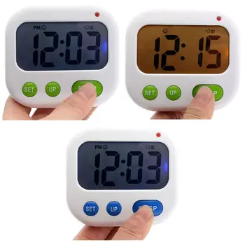 

Vibration Alarm Clock Luminova Led Digital Timer Electronic Candy Watch Desktop Display Student Clock Desk Gadgets