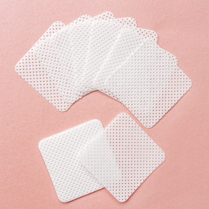 200 pcs Lint-Free Paper Cotton Wipes Eyelash Glue Remover wipe the mouth of the glue bottle prevent clogging glue Cleaner Pads 3