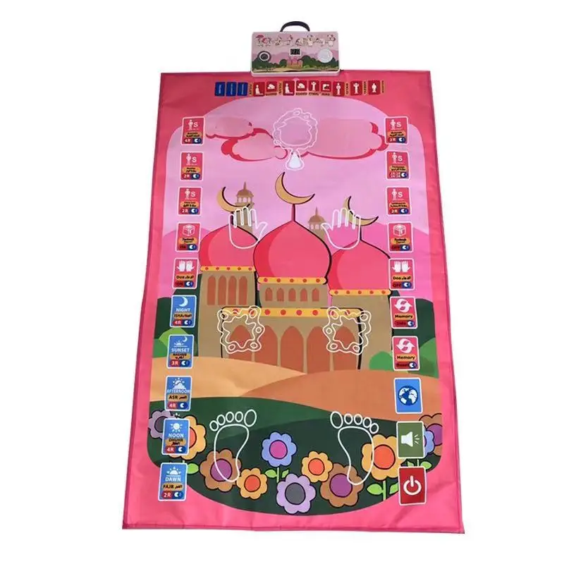 Alfombra interactiva de oración islámica para niños, tapete de oración musulmán, PARA ADORACIÓN electrónica, regalo para niños