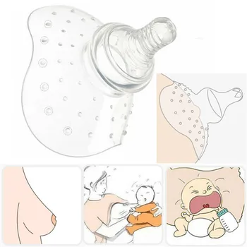 

1PCS Breastfeeding Silicone Nipple Shield Cover Set Nursing Shield Protector