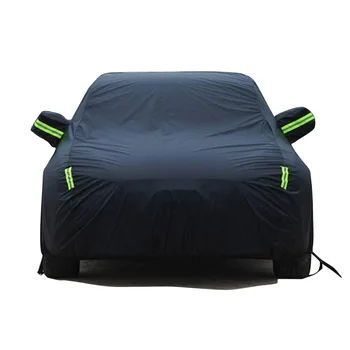 

Black Oxford Fabric Car Clothing Sun-proof Rain-proof Sunshade Car Cover