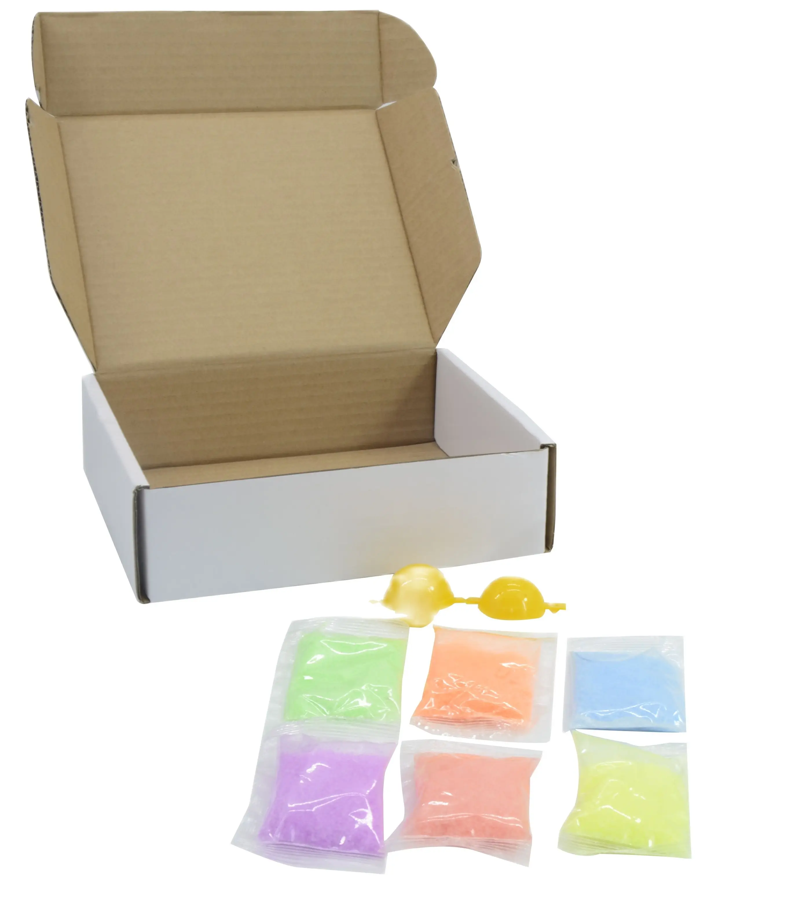 Make Your Own DIY Magic Bouncy Balls Craft Kit for Kids - Create Your Own Metallic & Light-up STEM Science Birthday Party Favors
