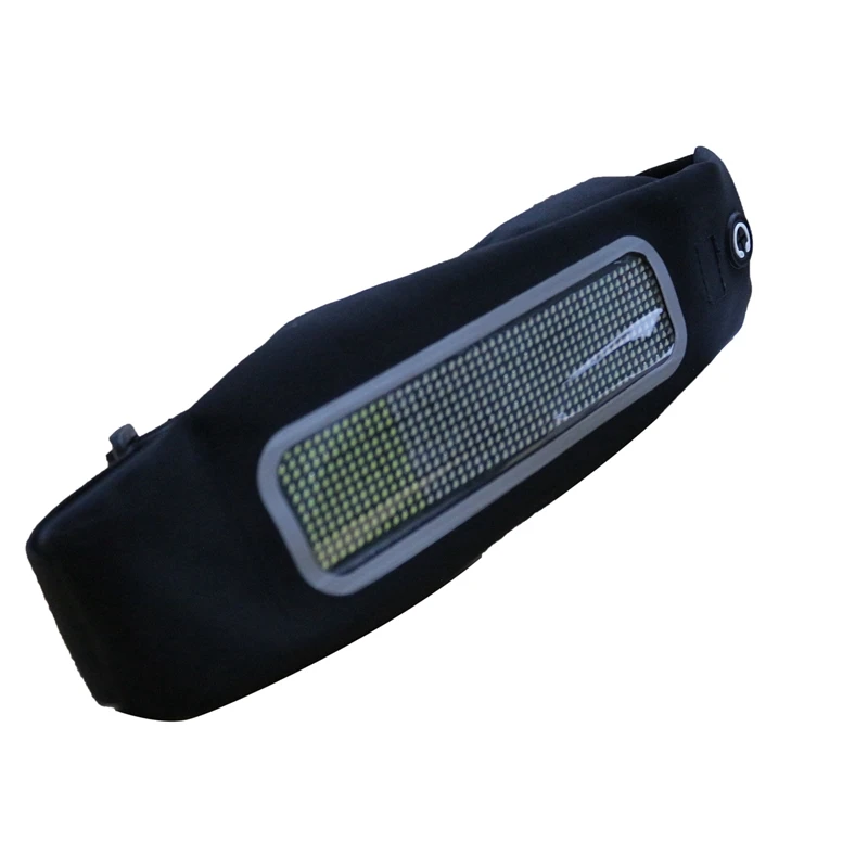 Abdb-в сумка на поясном ремне Модные светодиодный Fanny Pack Bluetooth Управление мульти-Функция Водонепроницаемый ремень сумки для мобильных телефонов для бега поясные сумки