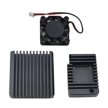 

2020 New Metal Enclosure Cooling Case Cover with Cooling Fan for NanoPi R2S Mini Router
