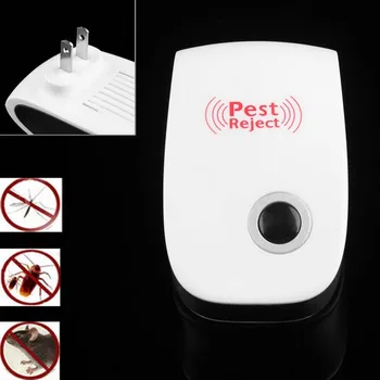 

Electric Ultrasonic Anti Mosquito Insect Pest Reject Mouse Repellent Repeller Practical Home Appliances US EU Plug