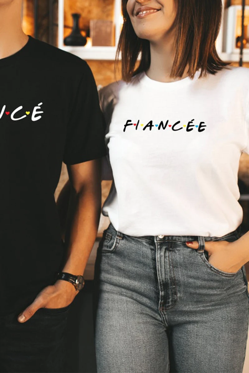 Couple T Shirts French Unisex Clothes 
