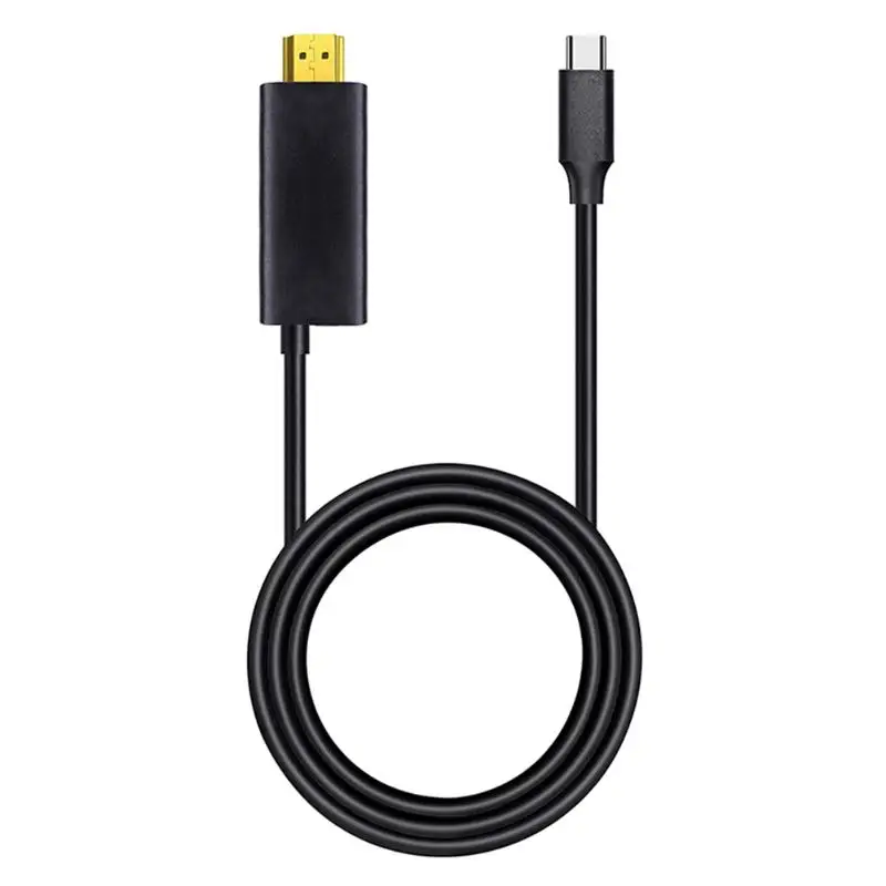 2M ALLOYSEED T8 type-C USB-C к HDMI HDTV 4 к 60 Гц Кабель-адаптер PD+ QC провод для быстрого заряда поддержка дропшиппинг - Цвет: 2M