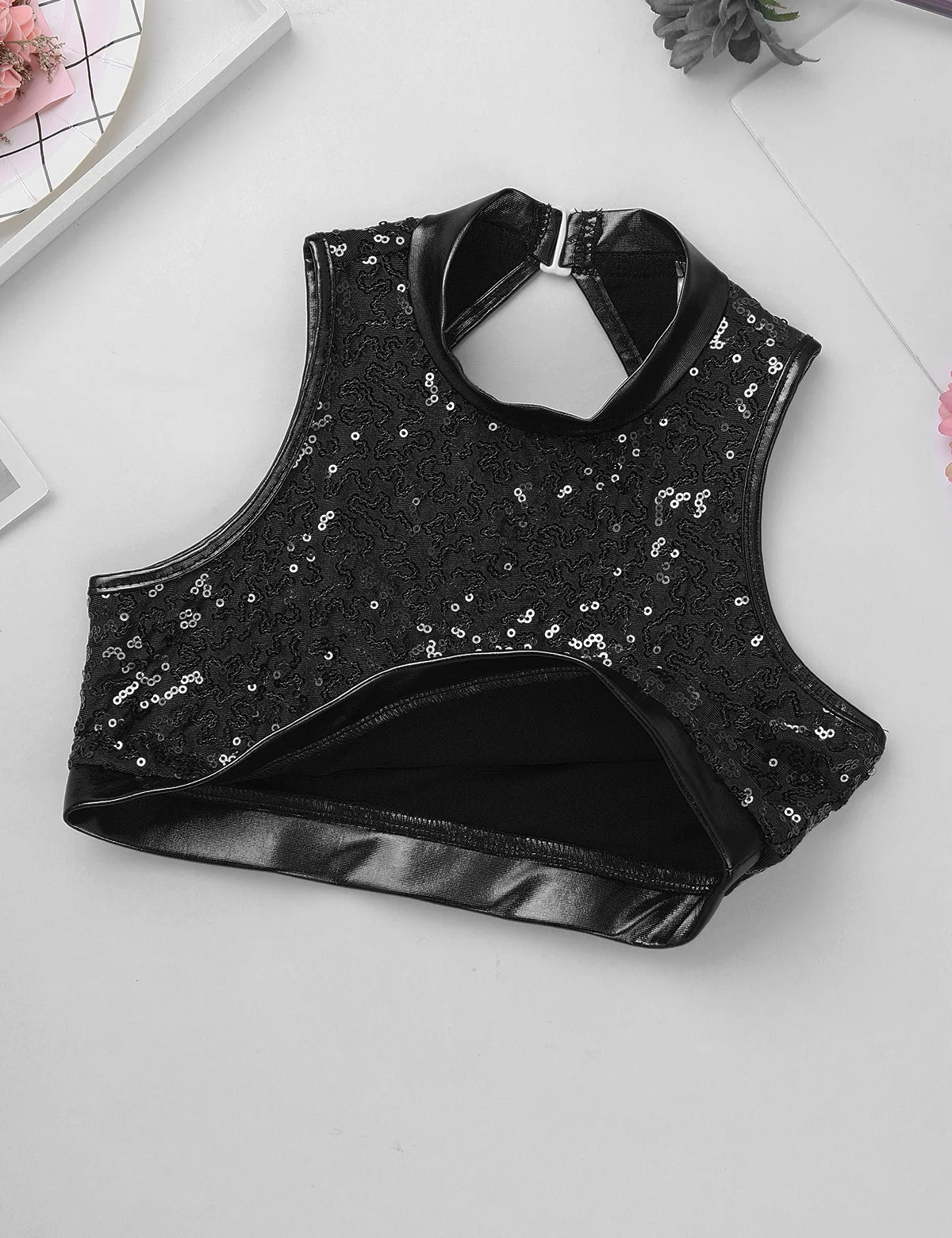 Sequins Kids Girls Jazz Dance Costumes Ballet Gymnastics Leotard Shorts Set for Birthday Gift Ballet Class Performance Clothes Sequins Kids Girls Jazz Dance Costumes Ballet Gymnastics Leotard Shorts Set for Birthday Gift Ballet Class Performance Clothes