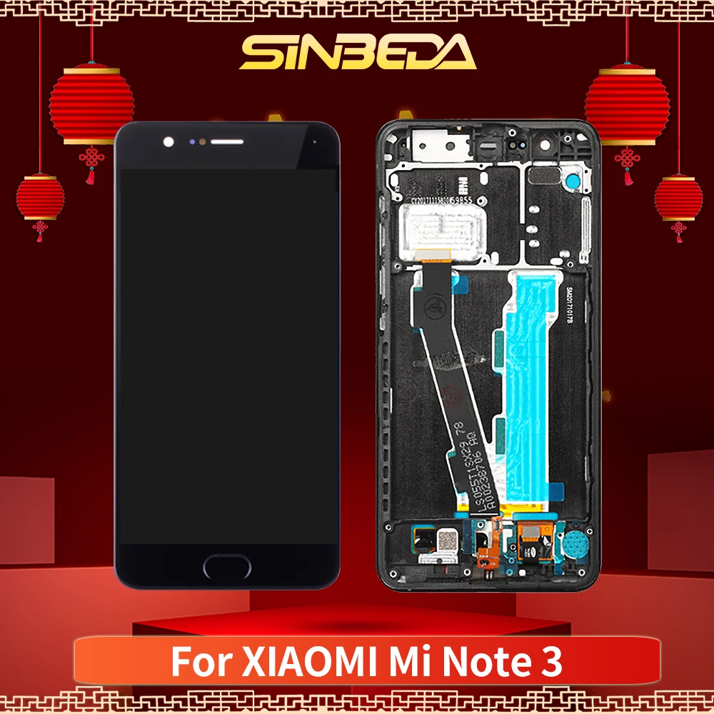 

5.5"Original Display For XIAOMI Mi Note3 LCD Touch Screen with Frame Replacement For XIAOMI Mi Note 3 Display Mi Note 3 LCD