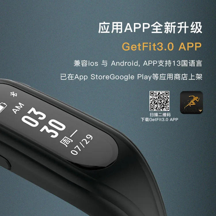 

Hot Selling S1 Blood Pressure Bracelet Smart Sports Heart Rate Sleep Monitoring Suitable for Millet Bracelet 3 Wrist Strap