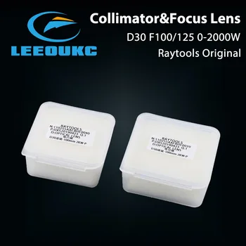 

LEEOUKC RayTools Original Collimating lens Focus Lens D30 F100 125mm for raytools fiber laser cutting head BT240S BM111 Bodor