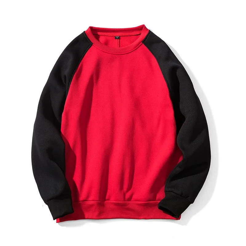 

Mferlier fleece Sweatshirt patchwork Femme Plus Size 7XL 8XL O Neck Panelled Loose Autumn Winter Women Hoodies Oversize black 54