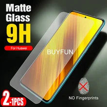 1-2pcs Premium Frosted matte HD schutz glas Für Xiaomi Xiaomy MI A3 SPIELEN Poco X3 NFC Anti-fingerprint Schutz film