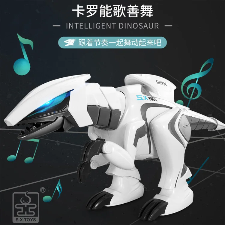 

Morio Remote Control Dinosaur English Version Carlo Smart Multi-functional Programming Robot Hot Selling