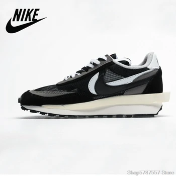 

NIKE LDV Waffle overlapping design avant-garde waffle Men's jogging shoes BV0073-400