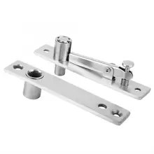 Charnière pour porte pivotante à 360 °, petite boîte en acier inoxydable, quincaillerie de meubles pour porte de construction