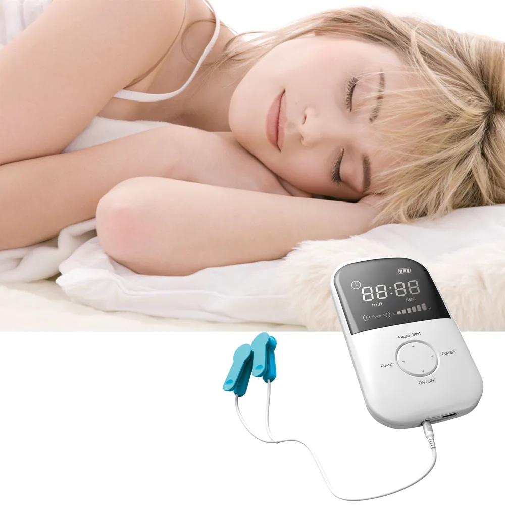 Insomnia CES Therapy Device Non Invasive No Side Effect Home Use Sleep Aid Anti Depression Anxiety Migraine Treatment Instrument