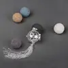 Eudora 20mm Aromatherapy Pendant Heart ball cage Essential Oil Diffuser Necklace Lava Stone Angel Caller Locket with tassel K169 3