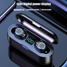 Беспроводные наушники, Bluetooth наушники, 5,0 стерео звук, наушники для телефонов, настоящие наушники с шумоподавлением, гарнитура mi для xiaomi iphone 7 8 airbuds