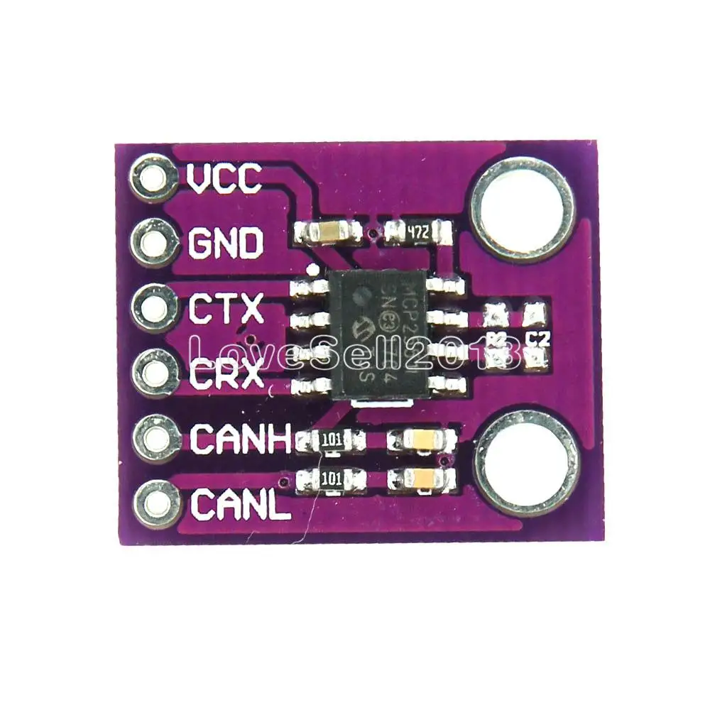 

MCP2551 high-speed CAN protocol controller bus interface module