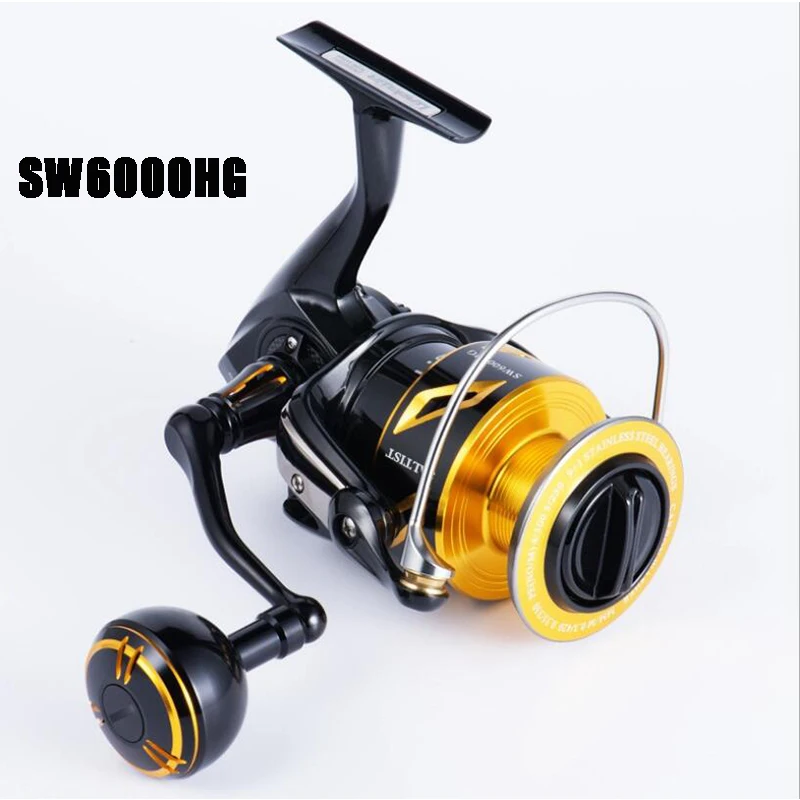 Japan Lurekiller Full Metal Spinning Jigging Saltist Reel SW4000XG