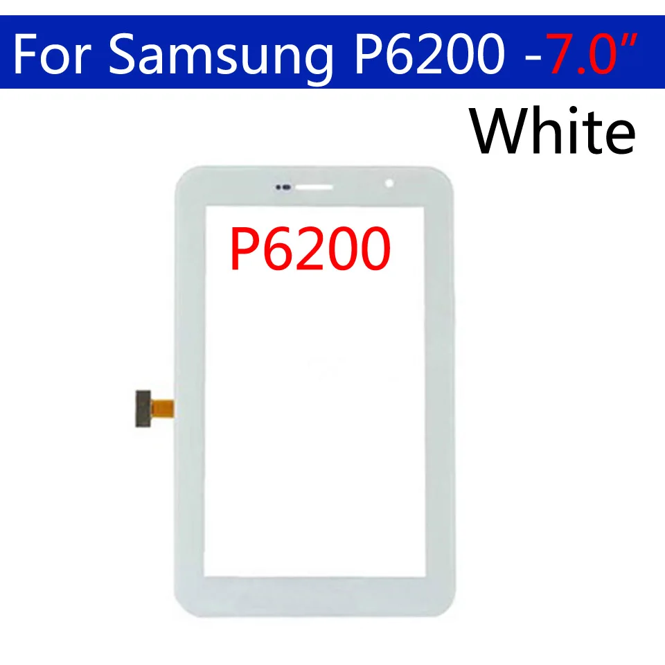 7," для samsung Galaxy Tab 7,0 Plus P6200 P6210 сенсорный экран дигитайзер панель сенсор для GT-P6200 ЖК-дисплей планшет сенсорный экран