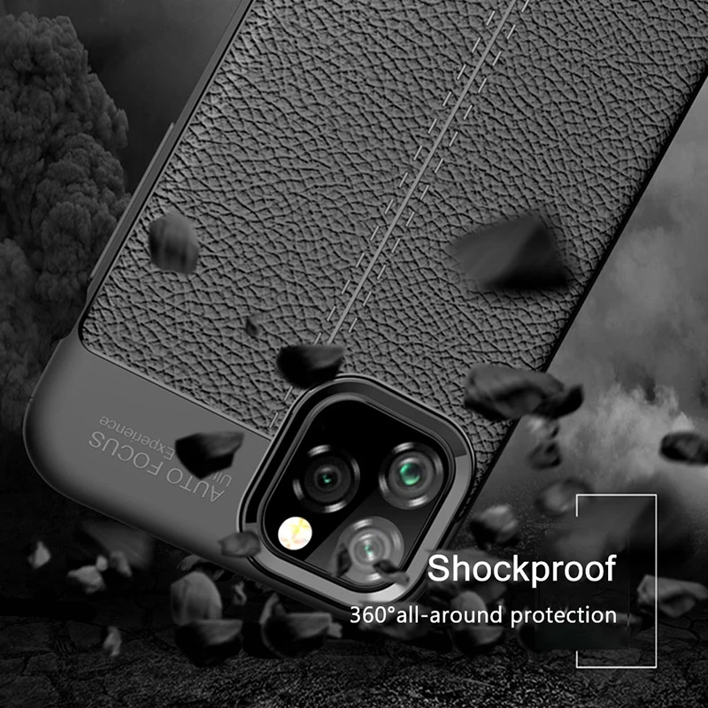 Для iPhone 11 Pro Max Чехол кожаный Стильный чехол прочный ТПУ чехол для телефона для iPhone 11 XI Pro Чехол бампер полная защитная оболочка