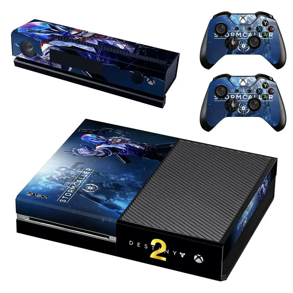 GSTM1297 Наклейка s Destiny 2 для xbox one, виниловая кожа, наклейки, Обложка Pegatinas для xbox one, консоль Kinect, два контроллера, накладки - Цвет: GSTM1297