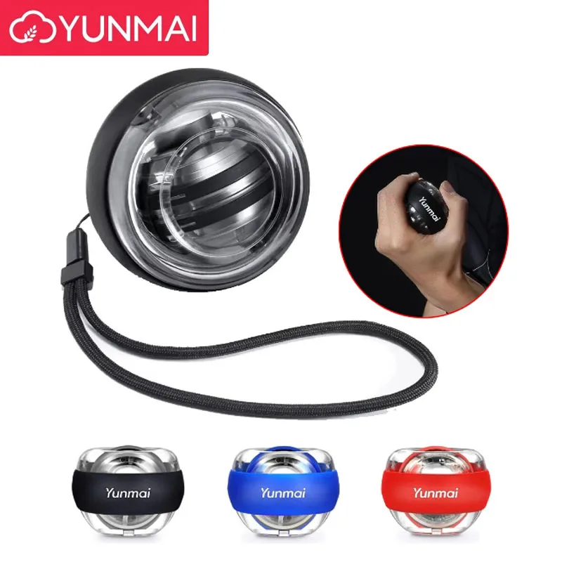 

Yunmai LED Wrist Ball Super Gyroscope with Lanyard Gyro Arm Force Trainer Muscle Relax Home Fitness Equipment From Xiaomi Youpin