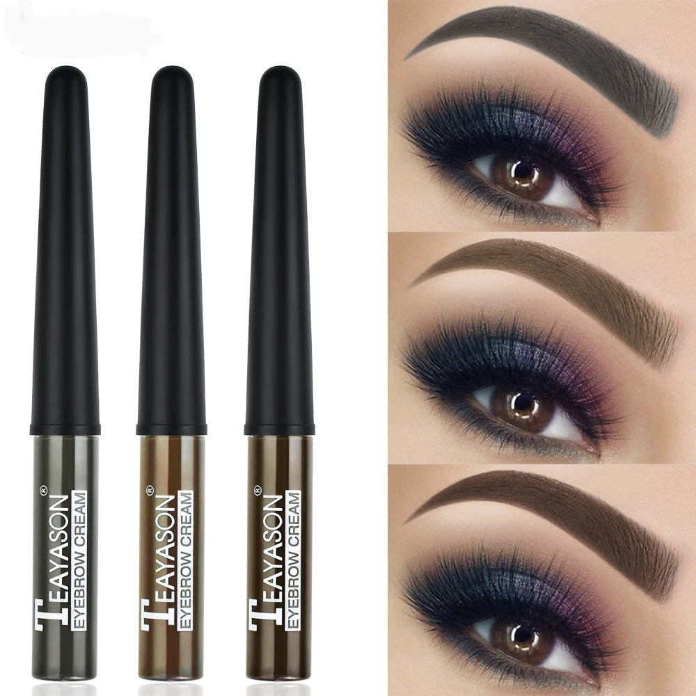 3D Eyebrow Dyeing Gel Anti paste Long Lasting Waterproof Eyebrow Mascara Cream Eye Shadow Makeup