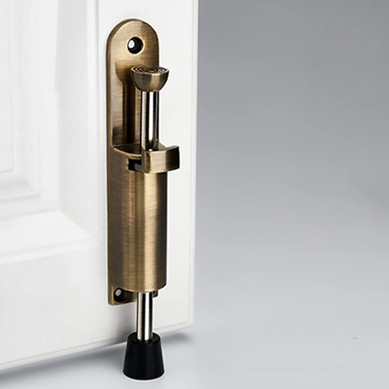 

Door Stoppers Wall Decorative&Wall Protect Transparent Brushed Zinc Alloy Locator Door Stopper Brake Hardware Tools