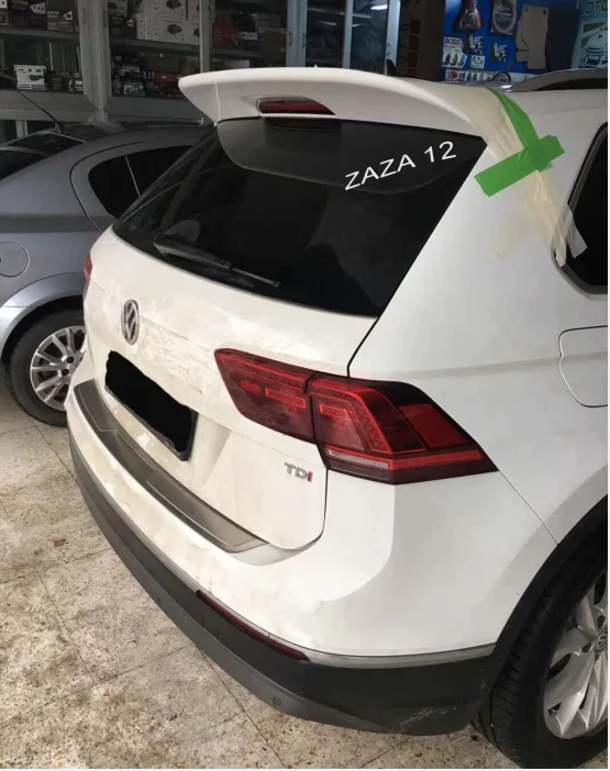 Для Volkswagen Tiguan L спойлер высокого качества ABS Материал заднее стекло крыша крыло Грунтовка Краска Цвет