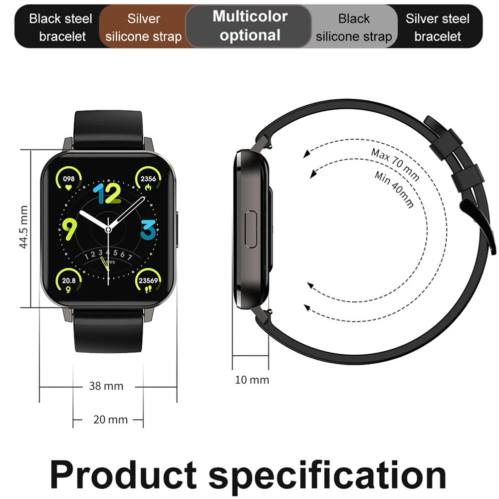 Inteligente com Tela Monitoramento da Frequência Cardíaca à Prova Grande de 24 Ip68 para Android e Ios Smartver Unissex Relógio Horas D'água Novo 2022 Ecg - Image 6