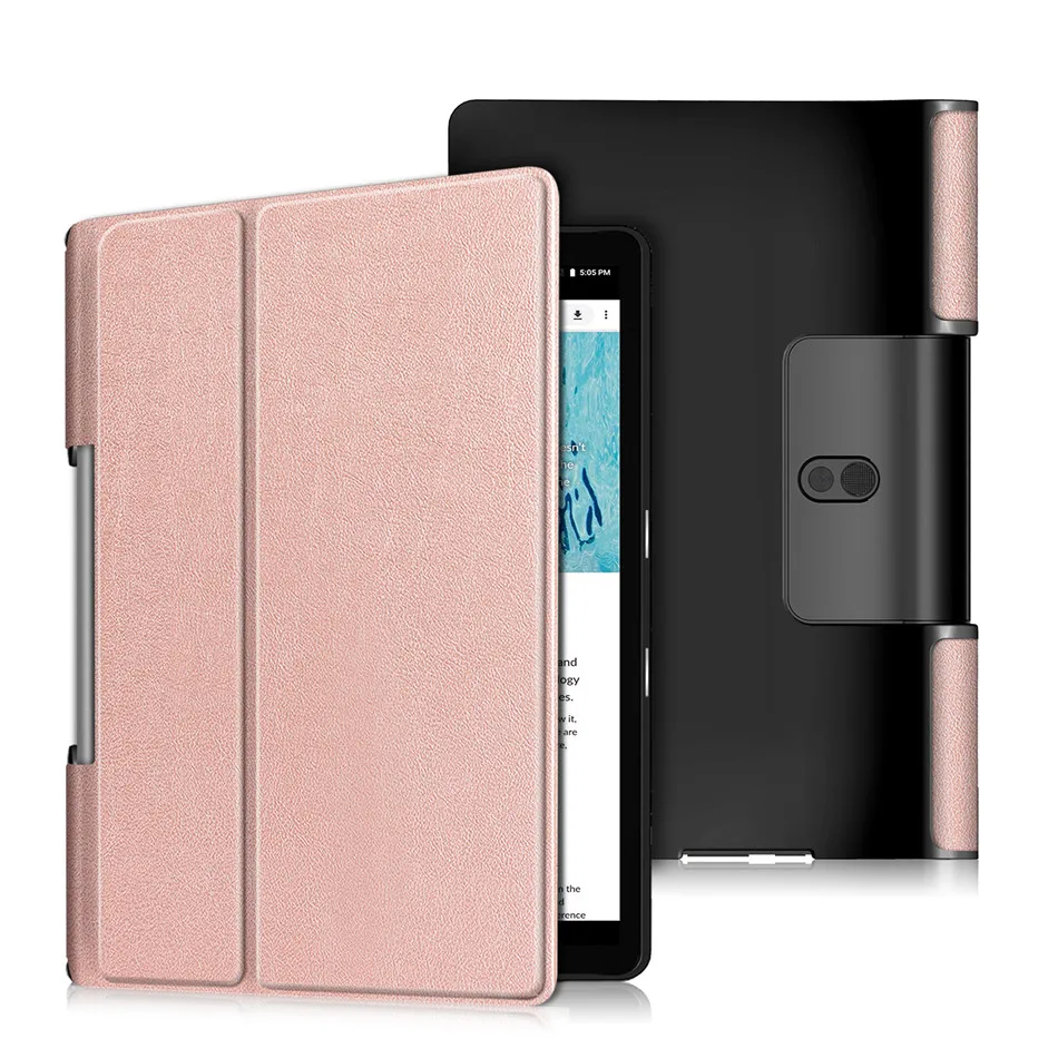Шампанское Чехол для lenovo Yoga Smart Tab YT-X705F чехол для lenovo Yoga Tab 5 10,1 yt-x705f чехол-подставка pu кожаный чехол s+ пленка для экрана+ ручка - Цвет: Шампанское