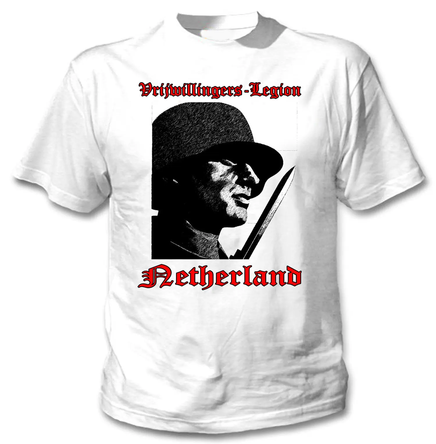 Новинка лета 2019 крутая футболка WRIJWILLNGERS LEGION NETHERLAND WWII-новая удивительная