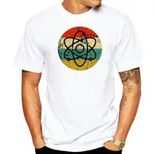 Męska koszulka chemiczna-koszulka Retro Science Scientist-koszulka Atom Icon koszulka Retro tanie i dobre opinie NoEnName_Null CN (pochodzenie) SHORT Drukuj Z okrągłym kołnierzykiem tops COTTON Z KRÓTKIM RĘKAWEM regular Sukno Na co dzień