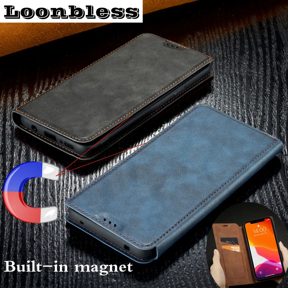 magnet Case For Huawei Honor 10X Lite 10i 20 20i 10 9 9X 6C 7X 7S 7A 7C 7 8C 8X 8S 8A 8 Pro case Retro Leather phone Flip cover | Мобильные