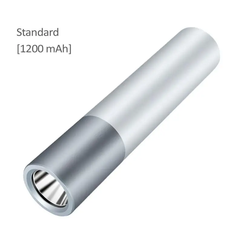 03 1200mAh IPX4 водонепроницаемый для D02 Мини светодиодный фонарик телескопический зум светодиодный фонарь освещение Ночная езда Аварийная зарядка сокровище алюминий - Комплект: 03 1200mAh