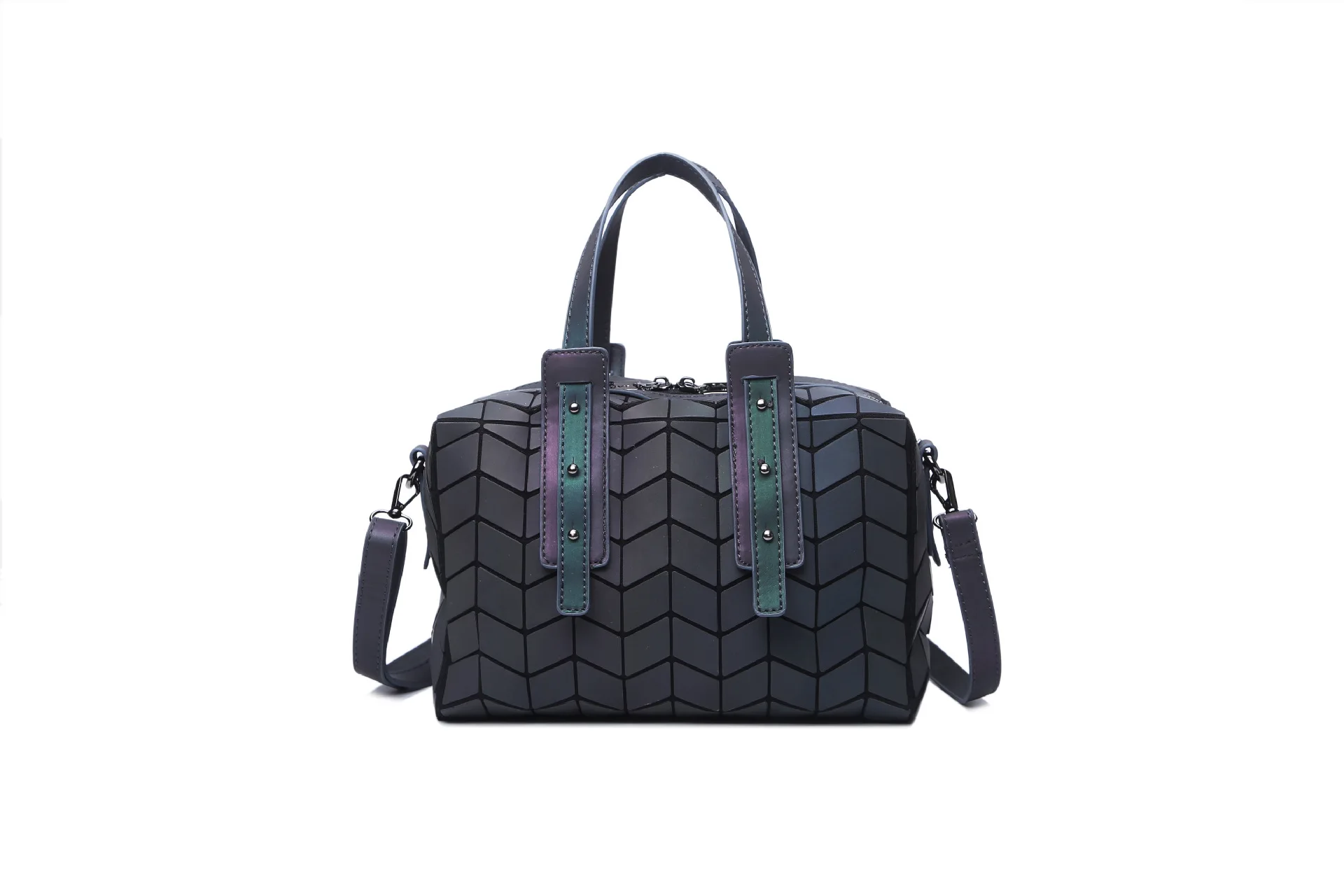 

Pillow Night Light Chaos Triangular Four Corners Bag Rhombus Geometry Bag Irregular Handbag New Style WOMEN'S Bag